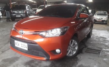 Orange Toyota Vios 2018 for sale in Quezon City