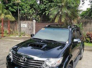 Black Toyota Fortuner 2014 Automatic Diesel for sale 