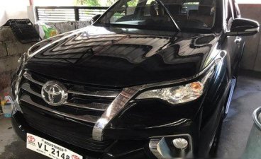 Black Toyota Fortuner 2017 Manual Diesel for sale 