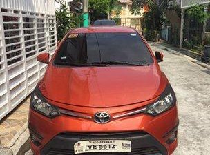 Orange Toyota Vios 2016 at 42000 km for sale