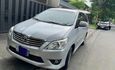 Silver Toyota Innova 2012 at 95000 km for sale 