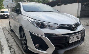 White Toyota Vios 2019 at 3300 km for sale