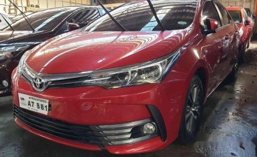 Selling Red Toyota Corolla Altis 2018 Manual Gasoline 