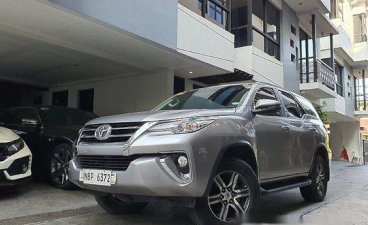 Silver Toyota Fortuner 2018 for sale in Quezon City 