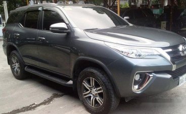Sell Grey 2018 Toyota Fortuner at 24000 km 