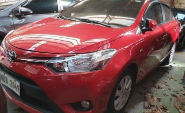 Red Toyota Vios 2016 Automatic Gasoline for sale 