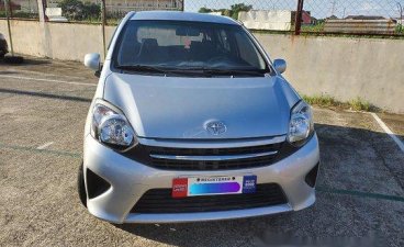 Silver Toyota Wigo 2017 Hatchback for sale  