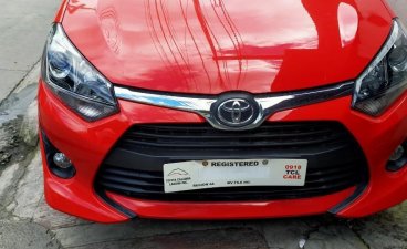 Selling Red Toyota Wigo 2019 in Quezon City
