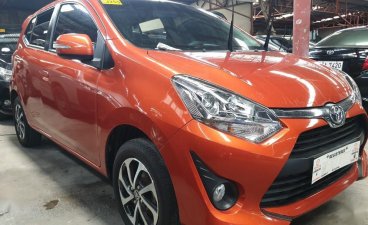Sell Orange 2019 Toyota Wigo in Quezon City 