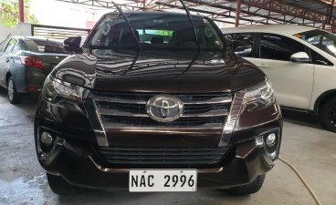 Sell Brown 2017 Toyota Fortuner in Quezon City 