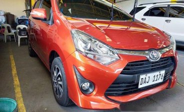 Selling Orange Toyota Wigo 2019 Automatic Gasoline 