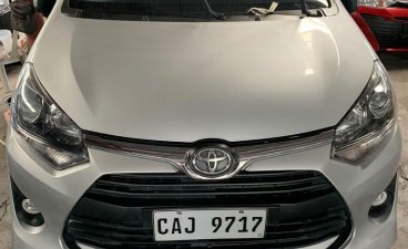 Silver Toyota Wigo 2018 for sale in Quezon City