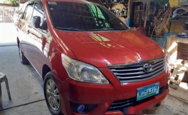 Red Toyota Innova 2014 for sale in Parañaque