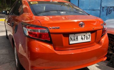 Orange Toyota Vios 2017 for sale in Makati