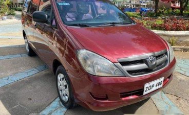 Red Toyota Innova 2007 for sale in Talisay