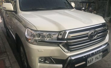 Pearl White Toyota Land Cruiser 2018 for sale in Pasig