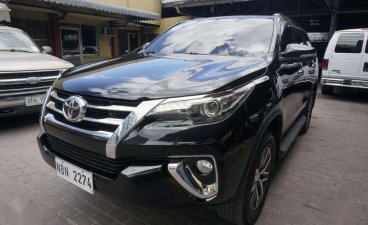 Black Toyota Fortuner 2017 for sale in Automatic