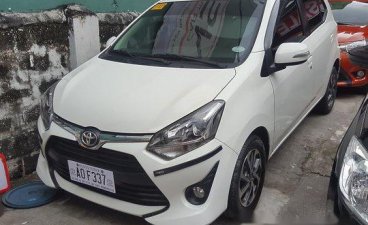 White Toyota Wigo 2017 for sale in Calasiao