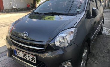 Grey Toyota Wigo 2017 for sale in Quezon