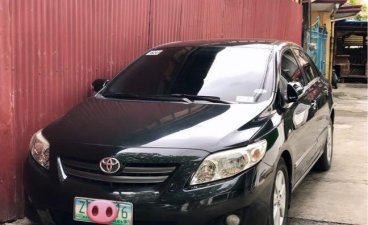 Black Toyota Altis 2008 for sale in Manual