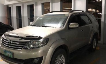 Beige Toyota Fortuner 2012 for sale in Manila