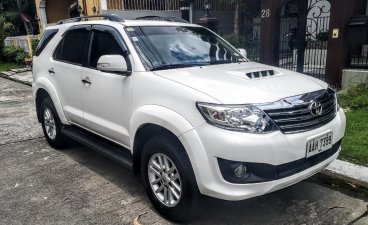 White Toyota Fortuner 2014 for sale in Automatic