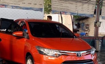 Orange Toyota Vios 2013 for sale in Manila