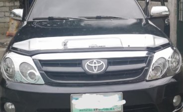 Black Toyota Fortuner 2008 for sale in Manila