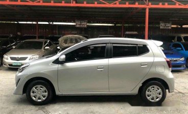 Silver Toyota Wigo 2017 for sale in Quezon City