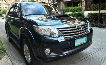 Selling Blue Toyota Fortuner 2014 at 81000 km