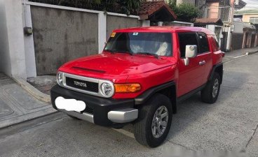 Red Toyota Fj Cruiser 2018 Automatic for sale