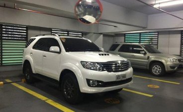 White Toyota Fortuner 2015 Automatic for sale 