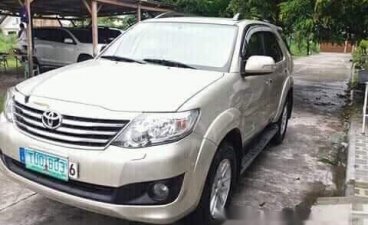 Beige Toyota Fortuner 2012 for sale in Guagua