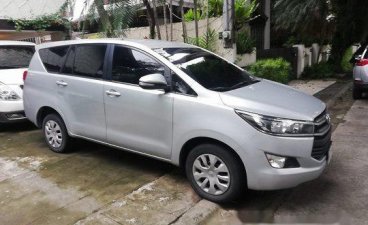 Silver Toyota Innova 2017 Manual Diesel for sale 