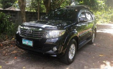 Black Toyota Fortuner 2013 Automatic for sale 