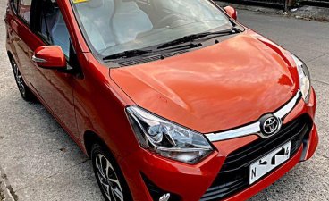 Selling Orange Toyota Wigo 2018 in Quezon City