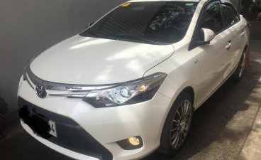 Pearl White Toyota Vios 2013 for sale in Automatic