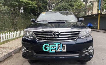 Black Toyota Fortuner 2015 for sale in Automatic