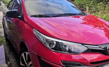 Red Toyota Vios 2018 for sale in Manila