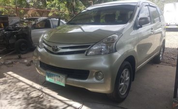 Beige Toyota Avanza 2014 for sale in Manual