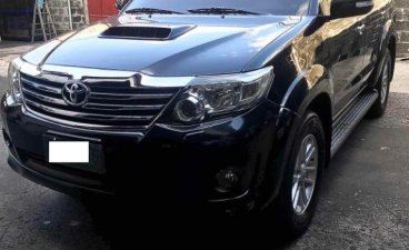 Black Toyota Fortuner 2013 for sale in Automatic