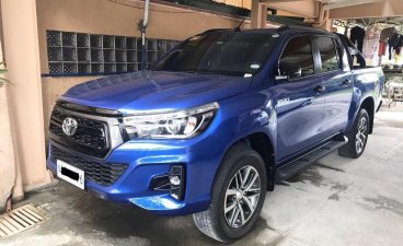 Blue Toyota Hilux 2019 for sale in Automatic