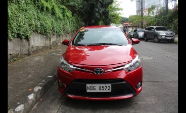 Selling Red Toyota Vios 2017 Sedan at Automatic in Pasig