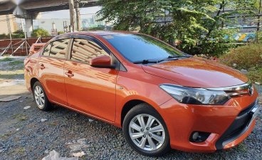 Orange Toyota Vios 2016 for sale in Quezon City