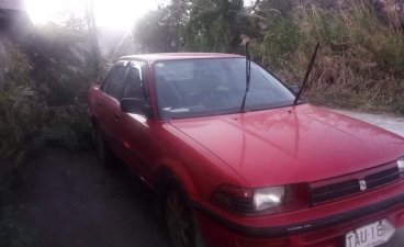 Red Toyota Corolla 1991 for sale in Bacolor