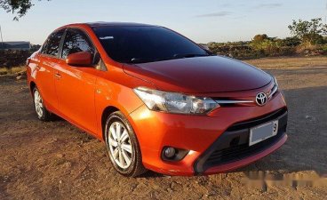 Orange Toyota Vios 2015 for sale in Manila