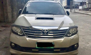 Selling Beige Toyota Fortuner 2013 in Bacoor