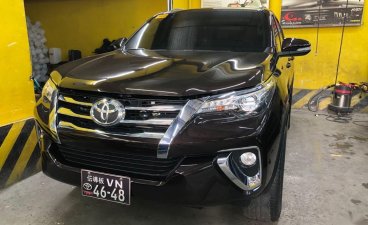 Selling Black Toyota Fortuner 2017 in Manila