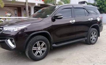 Selling Black Toyota Fortuner 2017 in Quezon City