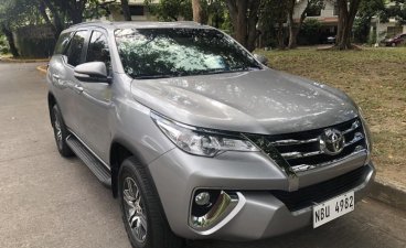 Silver Toyota Fortuner 2017 for sale in Automatic